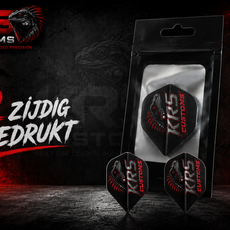Dart Flights 2-zijdig Bedrukt